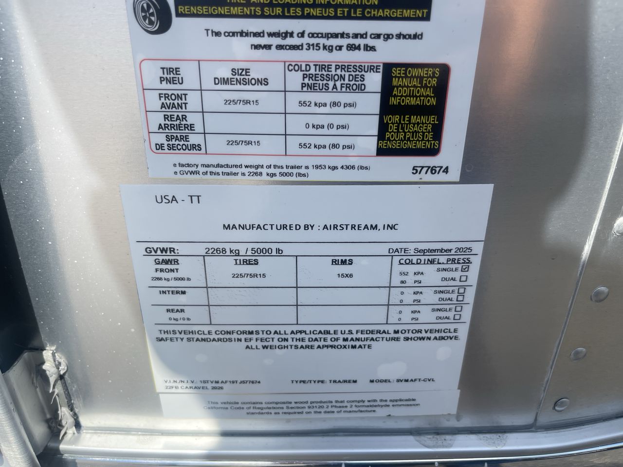 2026 Airstream 22FB Base